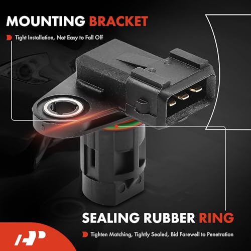 A-Premium 2-PC Engine Camshaft Position Sensor Compatible with Hyundai Elantra 2004-2015, Elantra Coupe, Elantra GT, Tiburon & Kia Soul, Forte, Forte Koup, Forte5, Sportage, Spectra, Spectra5
