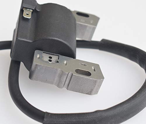 591459 Ignition Coil Magneto Armature + RC12YC Spark Plug Compatible with Briggs and Stratton 492341,491312,495859,490586 Lawn Mower Engines parts, By LIYYOO