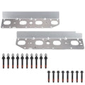 5.7 HEMI Exhaust Manifold Gasket with Bolt Studs and Nuts Set for 5.7L V8 Engines 2009-2020 Dodge Ram 1500 2500 3500 Jeep Charger Grand Cherokee (Complete Left + Right)