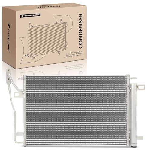A-Premium Air Conditioning A/C Condenser Compatible with Ford Fusion 2006-2012 & Mercury Milan 2006-2009 & Lincoln MKZ 2007-2012, Zephyr 2006, 2.3L 3.0L 3.5L