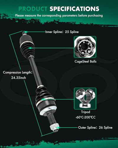 SCITOO Front CV Axle Shaft Assembly Fit For Honda Civic 1.8L 2006-2015 Left Driver Side 66-4232 FWD AT