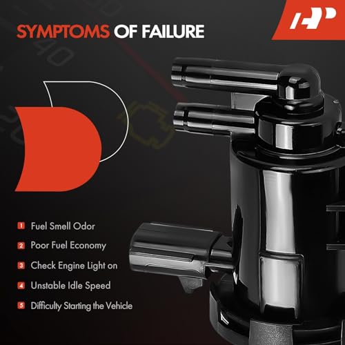 A-Premium Vapor Canister Purge Solenoid Valve Compatible with Jeep Wrangler 2005-2006 & Dodge Durango 2002-2006, Avenger 1998-2000, Dakota 2003-2006 & Chrysler Sebring 1998-2000 & Mitsubishi Raider