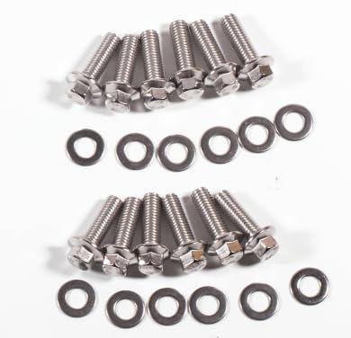 12617944 for Chevy Silverado 1500 2500 Sierra LS Exhaust Manifold Gasket&Bolts,LS header gasket LS1 LS2 LS3 LS6 LQ4 LQ9 Layer Steel GM Gasket Suburban 12558573 12600530 12620947 4.8 5.3 5.7 6.0 6.2