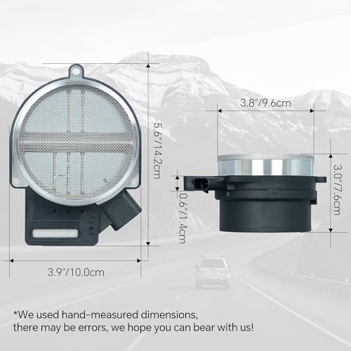 AdvanEX Mass Air Flow Sensor MAF Compatible with Chevrolet Silverado Suburban Escalade Tahoe Yukon 99-07 /Cadillac Rainier Deville Eldorado 00-05 /Pontiac 05-06 Replaces OE 213 4160 25318411 86-8411