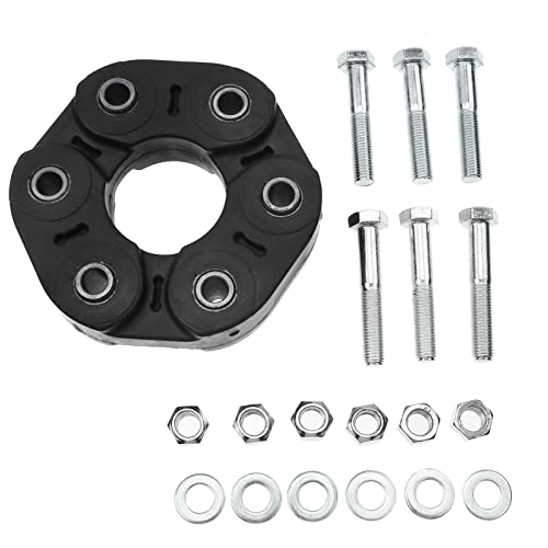 A-Premium Front Drive Shaft Coupler Flex Joint Propshaft Coupling with Bolts Compatible with Volkswagen Touareg 2004-2014 & Porsche Cayenne 2003-2014, Replace# 7L0521403