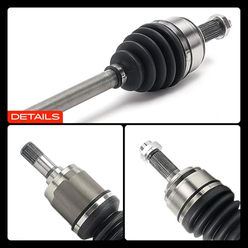 A-Premium Pair (2) Front CV Axle Shaft Assembly Compatible with Honda Civic 2006 2007 2008 2009 2010 2011 2012 2013 2014 2015 L4 1.8L, Automatic Transmission, Driver and Passenger Side