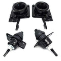 KOXUYIM Hood Release SET (4 PCS) Upper & Lower Latches, Fit for Volvo Truck VN VNL(#20498998) (#20565619) (#8074938) Black