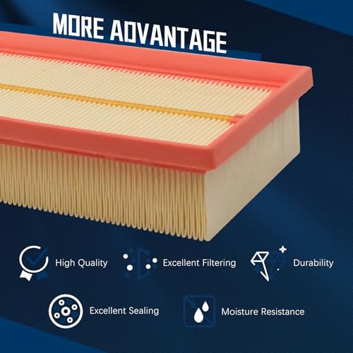 C 3698/3-2 Engine Air Filter for Mercedes-Benz C300 E320 E350 S550 GLK350 GL450 ML350 CLK350 R350 and More 1120940604