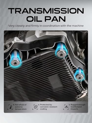 YHTAUTO Transmission Oil Pan and Drain Plug Compatible with Mini Cooper 2007-2015, Cooper Countryman Paceman 2011-2016 1.6L