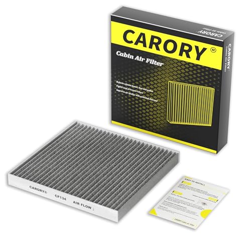 CARORY Cabin Air Filter w/Activated Carbon for Honda Accord 2003–2022, Civic 2006–2015, CR-V 2007–2016, Odyssey 2005–2017, Pilot 2009–2022, Ridgeline 2006–2025, Acura MDX 2007–2020, and More, CF134