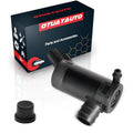 Windshield Washer Pump Replacement for Ford F150/250/350 Super Duty, E150 series, Escape, Focus, Mazda - OTUAYAUTO Factory OE Style with Grommet Replaces OEM F6SU17664DA, 7L8Z-17664-A, WG-318