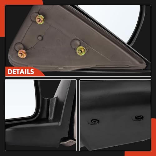 A-Premium Pair (2) Driver and Passenger Manual Door Mirror - Compatible with Chevy, GMC & Cadillac - Silverado, Suburban, Avalanche, Tahoe, Sierra, Yukon, Escalade - 99-07 - Non-Heated Manual Folding