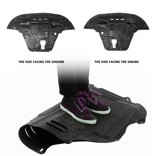 Engine Splash Shield Fit for KIA K5 2021 2022 2023 2024 2025 Engine Case Guard Under Engine Cover Compatible with K5 2021-2024 Front Engine Guard Mud Flaps Including Screw Hardware