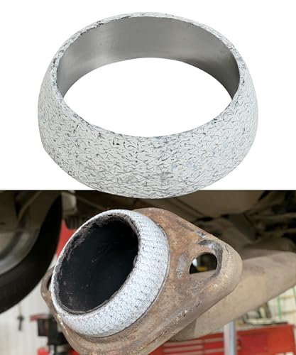 UBOG Exhaust Gasket,Car Accessories Exhaust Flange Gasket,2 Inch 2.25 Inch 2.5 Inch 3 Inch Exhaust Manifold Gasket,Car Exhaust Donut Gasket Seal Ring Replacement,Suitable for Cars Trucks (2inch)