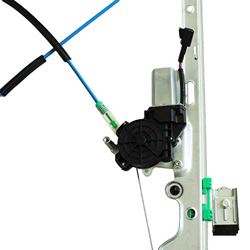 LAFORMO Front Left & Right Power Window Regulator with Motor Assembly Compatible with Silverado/Tahoe/Suburban/Avalanche 1500 2500 3500 00-06 Ca-dillac Escalade 02-06 GM-C Yukon XL/Sierra