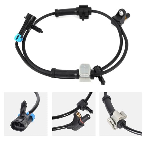 ABS Sensor Front Left Right Compatible for Chevy Silverado/Express/Suburban/Tahoe & GMC Sierra/Savana/Yukon XL & Cadillac Escalade 4.3L 4.8L 5.3L 5.7L 6.0L ABS Wheel Speed Sensor Replace#19181873