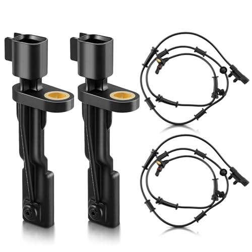 Carbhub ABS Wheel Speed Sensor 4PCS Set Compatible with Jeep Wrangler JK 2007-2018 Replace 68003281AD 68003281AB 52125003AA 52125003AD 68003281AA 52125003AB Front & Rear, Left & Right ABS Sensor