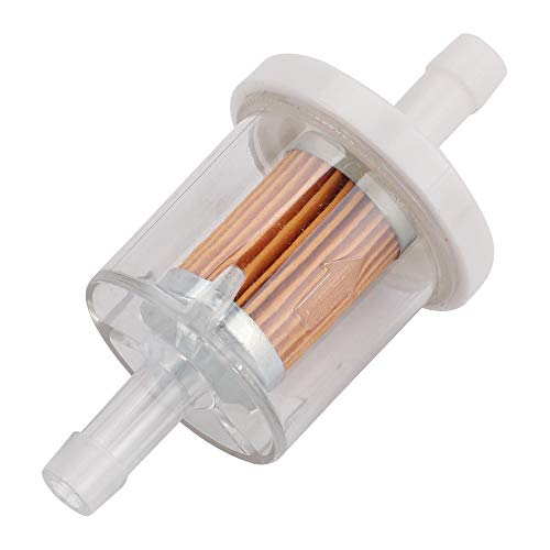 AloneGoer 12pcs 40 Micron 1/4" Inline Fuel Filter Compatible with Ka-wasaki FH430V FH451V FH500V 49019-0027 691035 493629 84001895 Dirt Street Motorcycle Motor Lawn Mower Tractor