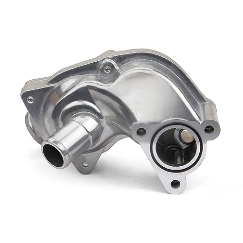 MILIPARTS Upgraded Aluminum Thermostat Housing Compatible With 2002-2010 Ford Explorer Explorer Sport Trac Mercury Mountaineer V6 4.0L Replace 2L2Z8592A