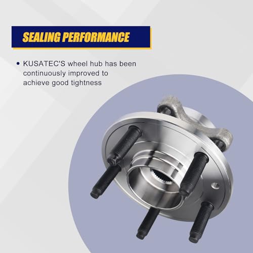 KUSATEC 513275 Front/Rear Wheel Hub & Bearing Assembly Compatible with Ford Edge 2011-2014/Flex 2009-2018/Taurus 2010-2019, Lincoln MKS 2009-2016/MKT 2010-2019/MKX 2011-2015, 5 Lugs w/ABS