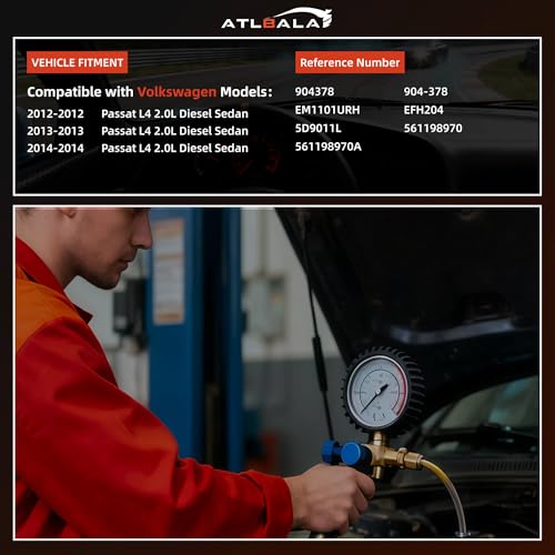 ATLBALA Diesel Exhaust Fluid Heater Compatible with 2012-2014 Volkswagen Passat 2.0L L4 Diesel Sedan Replacement DEF Heater