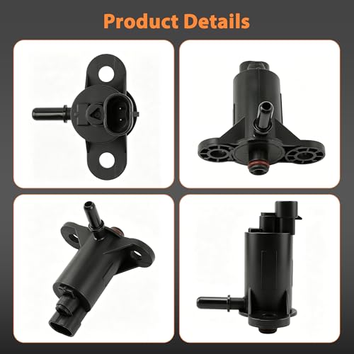 1997277 911039 EVAP Vapor Canister Purge Valve Solenoid for Cadillac Escalade, for Chevrolet Silverado Tahoe Blazer S10 Pickup, for GMC Sierra Yukon Jimmy Sonoma, for Workhorse Fastrack Series