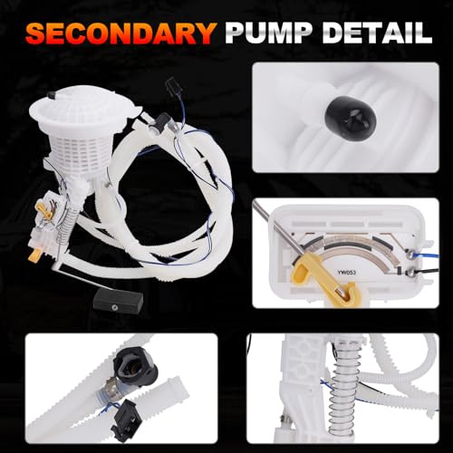 Electric Fuel Pump Module with Sending Unit Compatible with 2005-2015 Chrysler 300,Dodge Challenger Charger Magnum Left Driver Side & Right Passenger Replaces# 5136023 5136022 E7192M E7264A