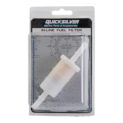 Quicksilver 879885Q Inline Fuel Filter for Mercury and Mariner Outboards