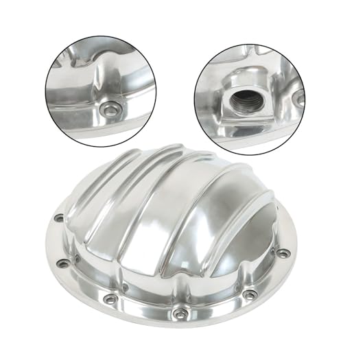 GXYWADY Differential Cover 8.5 and 8.6 Ring Gear Diff Cover Cast Aluminum Replacement for Chevy Replacement for GM Intermediates 1964-Up (all A-B-C-G-K-0 Axles)