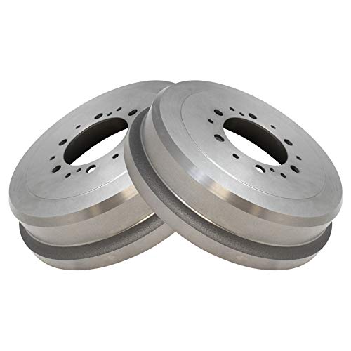 TRQ Rear Brake Drum Pair Set for 1986-2002 Toyota 4Runner / 1986-1995 Toyota Pickup / 1993-1998 T100 / 1995-2004 Tacoma / 2000-2002 Tundra