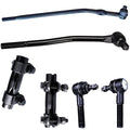 Front Inner and Outer Tid Rod + Adjusting Sleeve FITS 4WD Models for Ford Ranger 90-97/ Explorer 91-94/ Bronco II 90, DS1161 DS1177 ES2079 ES2080 ES2214 ES2215 Front Tie Rod Drag Link Kit- 6pc Set