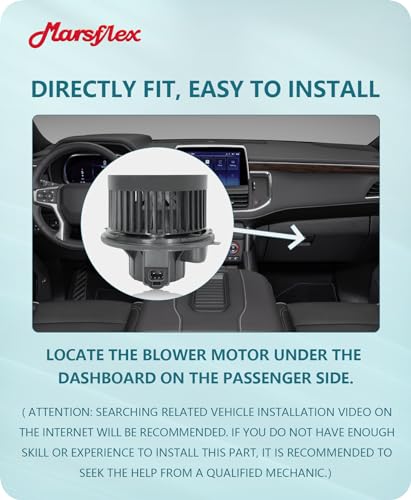 Marsflex Front Blower Motor for 2000-2006 Chevy Tahoe Silverado Avalanche