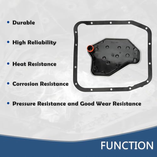 4R70E 4R70W 4R75E 4R75W Automatic Transmission Oil Filter kit Compatible with E150 E250 E350 F150 F250 EXPEDITION EXPLORER MUSTANG Replaces# F6AZ7A098A