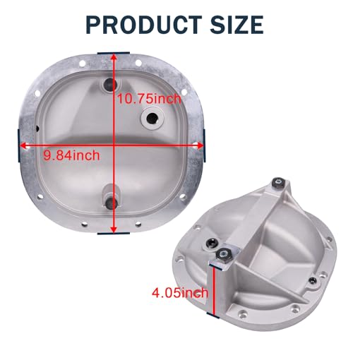 RALBDX 8.8 Differential Cover Rear End Girdle System Compatible with Ford Mustang 1979-2004, F-150, Explorer Sport Trac, Bronco, Ranger, Panther 8.8" rear diff cover & Hardware
