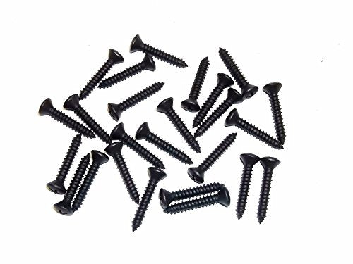 Retro-Motive Black #8 x 1 Phillips Oval Head Trim Screws for Dodge Truck- Qty.25- #2024