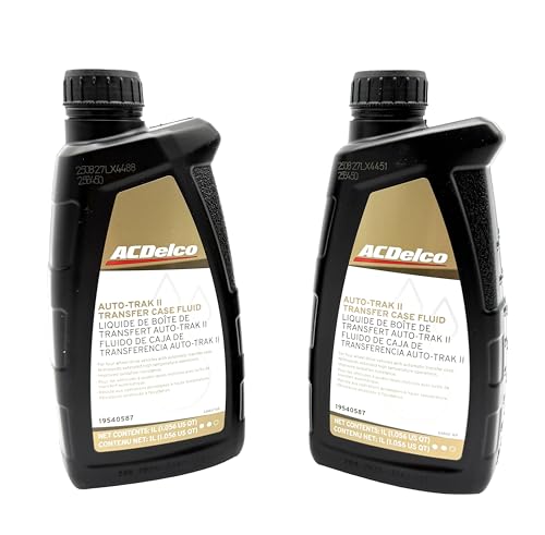 GM Auto-Trak II Transfer Case Fluid - 2 Pack,19540587 (Replaces 10-4017, 88900402, 12378396, 12378508)