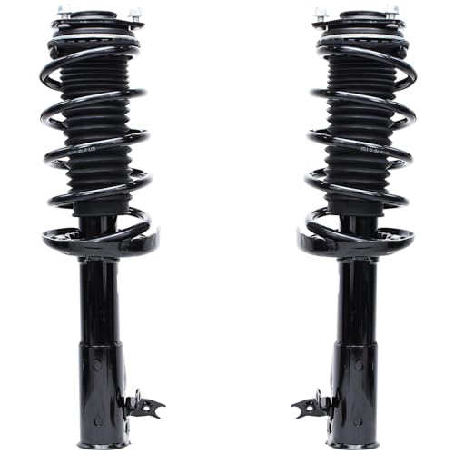 Detroit Axle - 12pc Front Struts Kit for 2006-2011 Honda Civic, 2 Struts and Coil Springs 2 Lower Ball Joints 2 Sway Bars 4 Outer Inner Tie Rods 2 Rear Shock Absorbers Replacement Suspension
