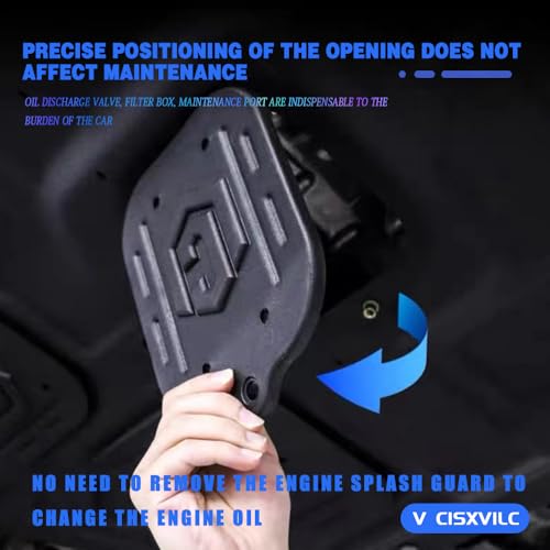 Mud Flaps Engine Guards for Ford Escape 2013 2014 2015 2016 2017 2018 2019 Front Engine Splash Shield Guards Suitable for Escape Under Engine Cover Directly Replace Original One Black