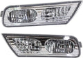 TYC Left Fog Light Lens/Housing Compatible with 2007-2009 Acura MDX