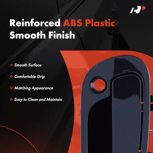 A-Premium Front Right Passenger Side Exterior Door Handle with Keyhole