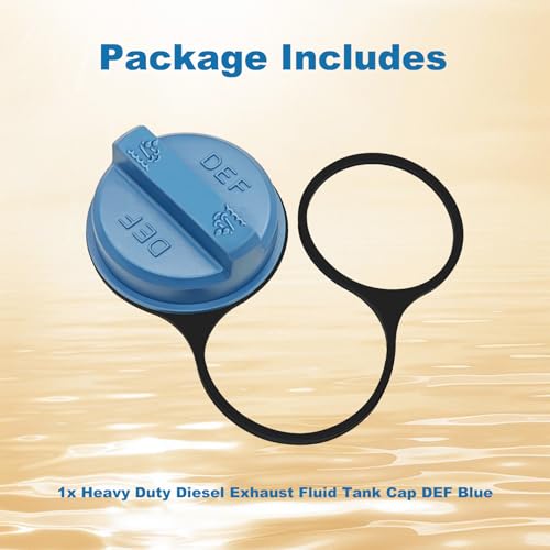 LESHIAUTO Heavy Duty Diesel Exhaust Fluid(DEF) Cap Compatible with Peterbilt 210 320 330 335 337 362 365 384 387 388 Kenworth C500 T2000 T660 T680 T800 W900 Replace# 908-0223-01