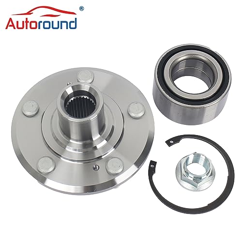 Autoround 29596048 Front Wheel Bearing Hub Assembly fit for 1997-2001 Honda CR-V/Prelude