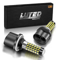 LUYED 880 LED Fog Lights Bulb 400% Brightness 886 890 892 893 LED Bulb with Projector for DRL or Fog Lights,Xenon White,Pack of 2