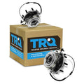 TRQ Front Left and Right Wheel Bearing and Hub Assembly 2 Piece Set 4WD SRW Compatible with 2011-2016 Ford F250/F350 Super Duty 4x4 SRW