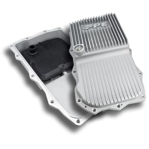 PPE- Heavy-Duty Cast Aluminum Transmission Pan (Black) 228053020 Compatible with Ram 2013-2021+ 5.7L V8 Gas, 3.0L EcoDiesel or Dodge 2015-2021+ Challenger/Charger 5.7L V8, 6.4L V8 Gas with 8HP70/8HP75