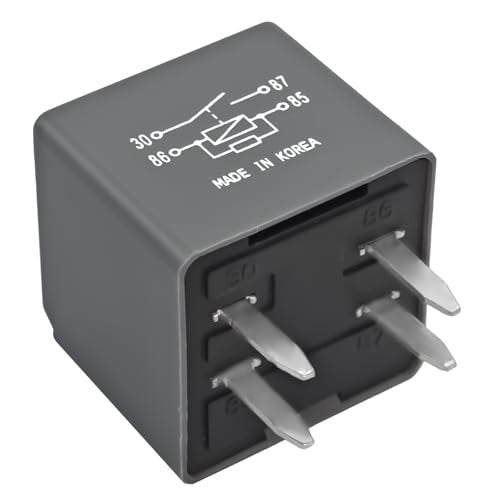Automotive Relay 15328864 D1741C (Pack of 4) – 12V 40A 4-Pin SPDT Automotive Relay 12193604 13503102 Replacement – A/C Compressor, Starter & Fan Control for Chevy Silverado, GMC, Buick