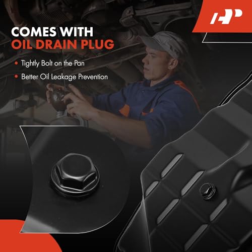 A-Premium Transmission Oil Pan with Filter, Plug & Gasket, Compatible with Ram, Jeep & Dodge Models - 1500 2011-2018, 2500 3500 2011-2024, Grand Cherokee 2010-2013, Commander 2010, Dakota, Durango