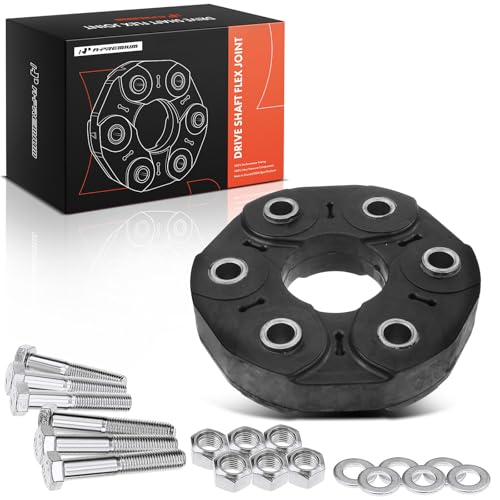A-Premium Front Drive Shaft Coupler Flex Joint Propshaft Coupling with Bolts Compatible with Volkswagen Touareg 2004-2014 & Porsche Cayenne 2003-2014, Replace# 7L0521403