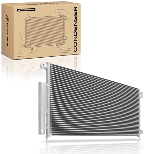 A-Premium Air Conditioning A/C Condenser Compatible with 2003-2007 Honda Accord 2.4L 3.0L, Replace# 80110SDRA01