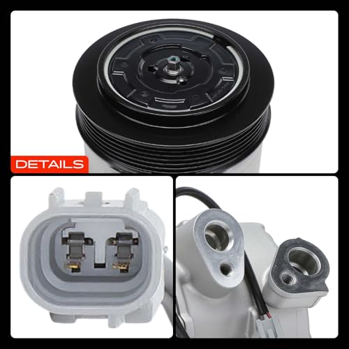 A-Premium Air Conditioner AC Compressor with Clutch Compatible with Jeep Compass Patriot 2009-2017 & Dodge Caliber 2009-2012, 1.8L 2.0L 2.4L